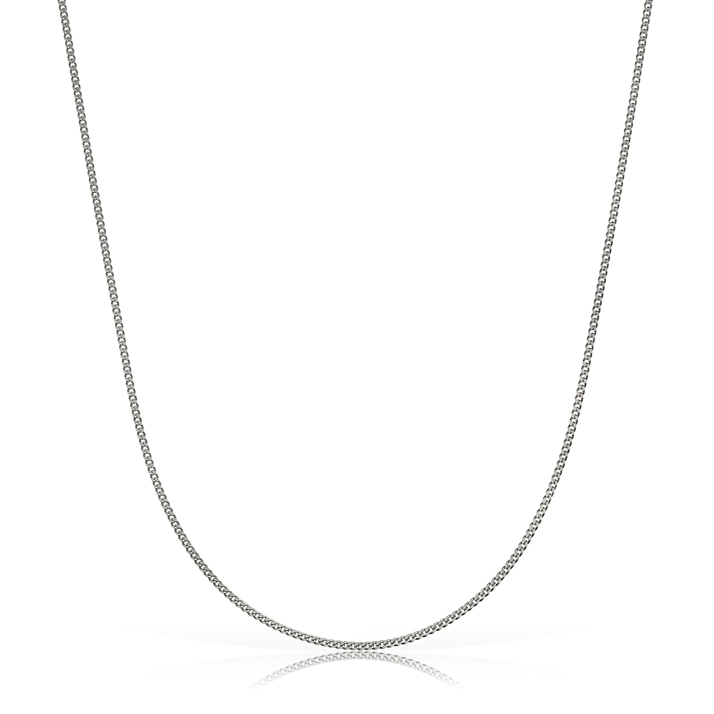 925 Sterling Silver 1.4mm Italian Cuban Curb Chain Necklace | 16"-30"