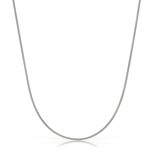 925 Sterling Silver 1.4mm Italian Cuban Curb Chain Necklace | 16"-30"