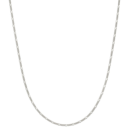 925 Sterling Silver 1mm Italian Figaro Chain Necklace | 14"-24"