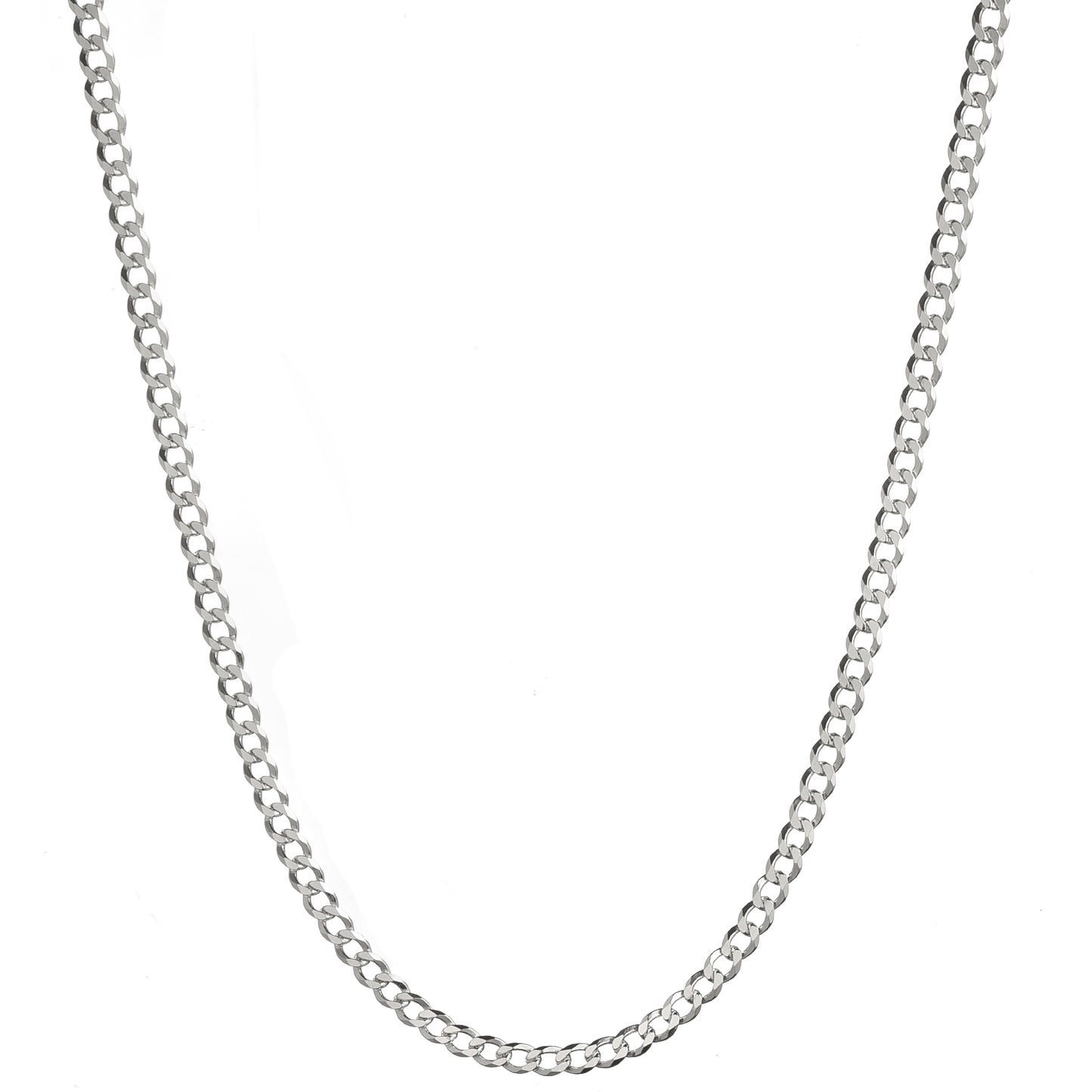 925 Sterling Silver 5mm Italian Cuban Curb Chain Necklace | 16"-30"