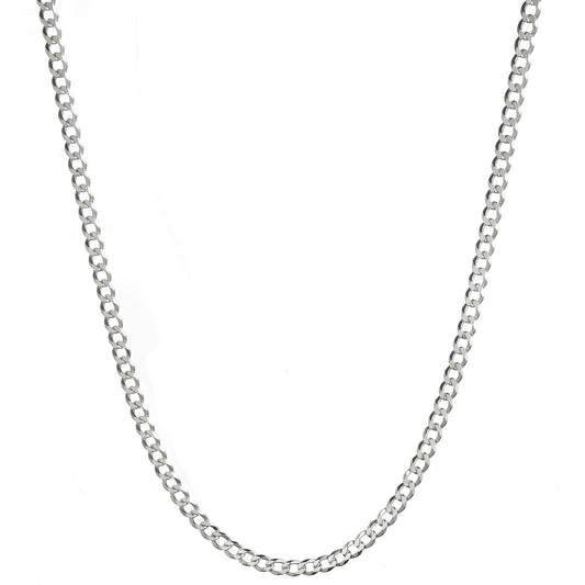 925 Sterling Silver 5mm Italian Cuban Curb Chain Necklace | 16"-30"