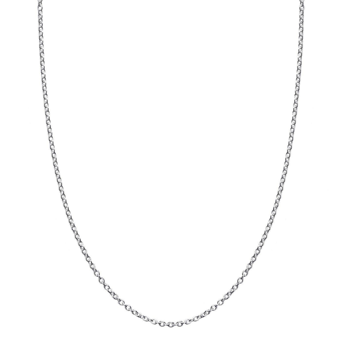 925 Sterling Silver 2mm Italian Rolo Chain Necklace | 14"-36"
