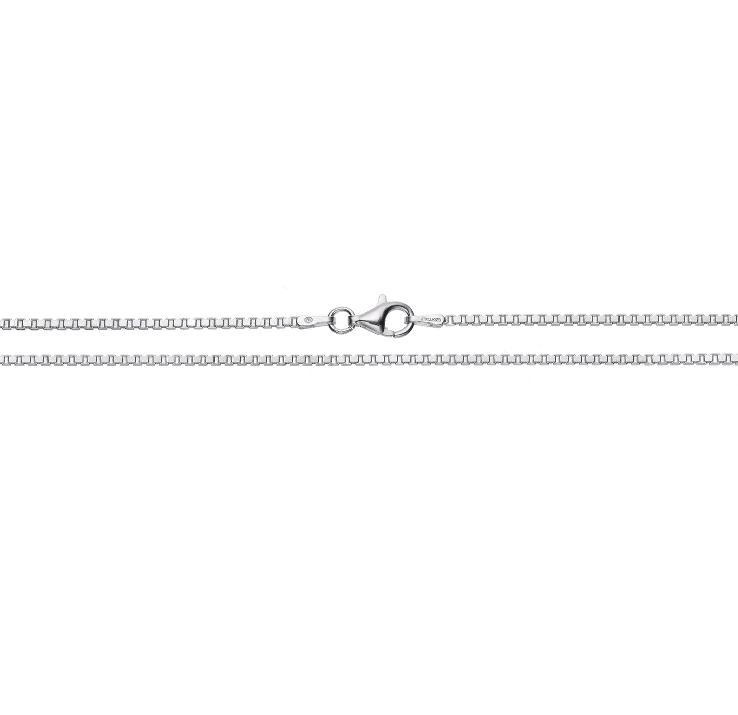 925 Sterling Silver 1.5mm Italian Box Chain Necklace | 16"-30"