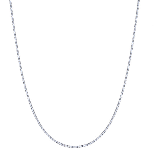 925 Sterling Silver 1.5mm Italian Box Chain Necklace | 16"-30"